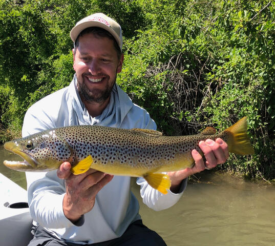 Untitled guided fly fishing; Bozeman, Montana